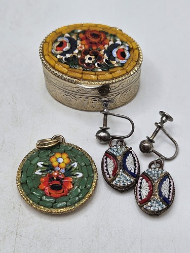 Vintage micro mosaic lot - vintage, 3