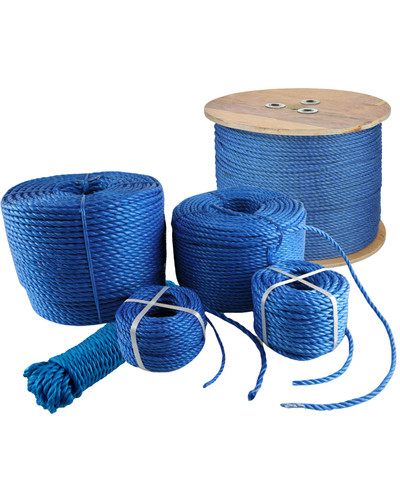 Blue polypropylene rope - blue,