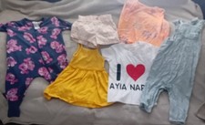 Baby Clothes Bundle I Love Ayia Napa Next  Bonds TU Age 9 To 12 Months 