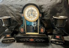 Antique french marble clock