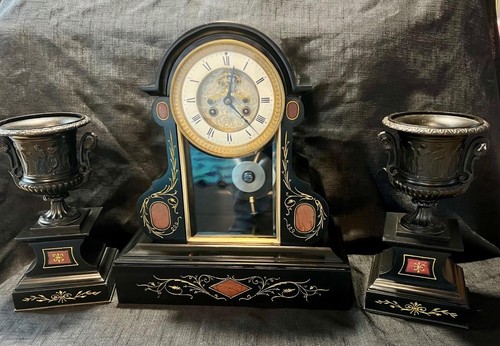 Antique french marble clock