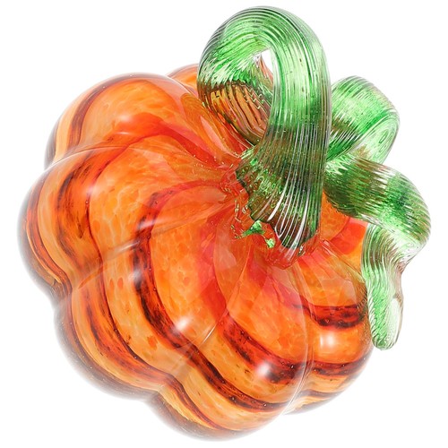 Glass pumpkins ornaments - glass,