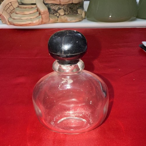 Vintage clear glass empty - vintage,