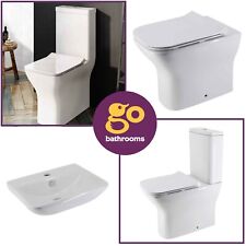 Horton Bathroom Wash Basin BTW Toilet Rimless Close Coupled Toilet Antibacterial