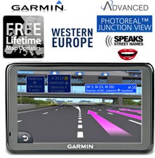 GARMIN 2445/5 SAT NAV FREE LIFETIME MAPS UK WESTERN EUROPE 2025 ADV FEATURES