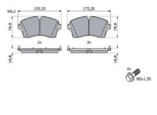 Original Bosch brake pad set