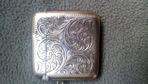 Antique sterling silver vesta - antique,