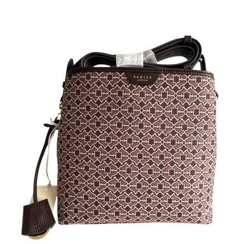 Radley handbag brown medium - handbag,