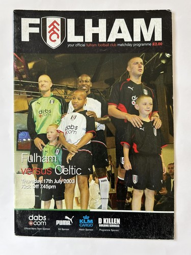 Fulham celtic friendly - -,