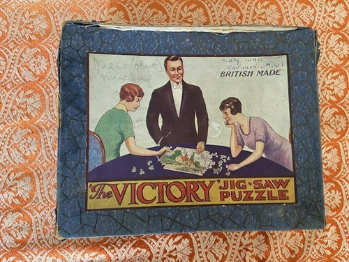 Vintage jigsaw puzzle - jigsaw, the