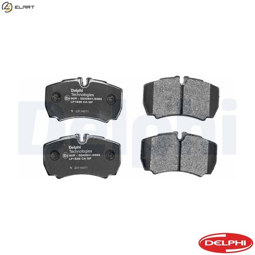 Brake pad set disc - set,