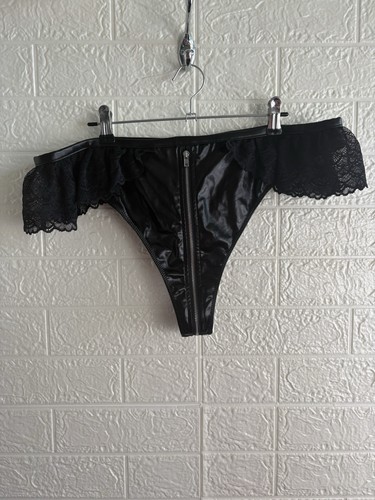 Ann summers black faux - ann,