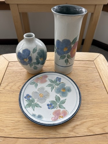 Crathes pottery set vase bowl - pottery,