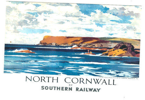 Rail poster postcard - poster,