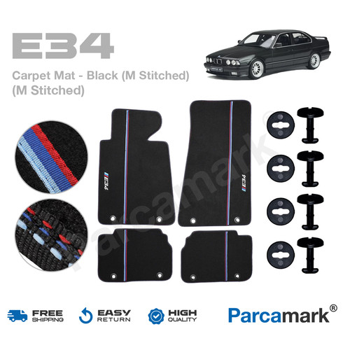 Bmw e34 custom fit black - custom,
