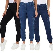 Womens Self Cuffed Jeans