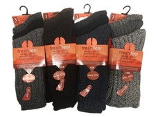 Men's Big Foot Fresh Feel Wool Rich Boot Socks,Heavy Thick Thermal Warm 550 Lot