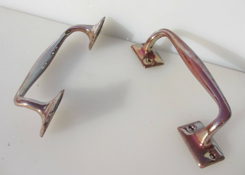 Vintage iron door handles - handles, shop