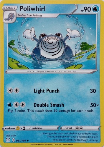 031 196 poliwhirl - 031/196, uncommon
