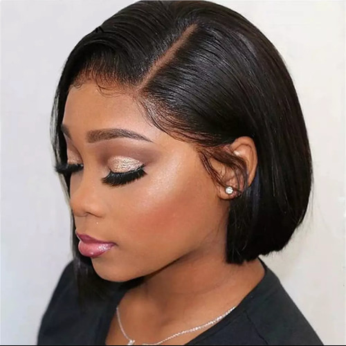 Women short bob human hair - women,