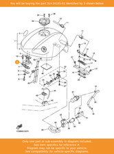 YAMAHA Bracket, Fuel Tank 1