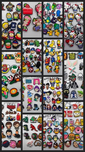 Cartoon anime croc - croc, charms