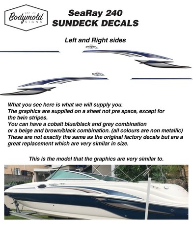 Searay 240 sundeck graphics - 240,