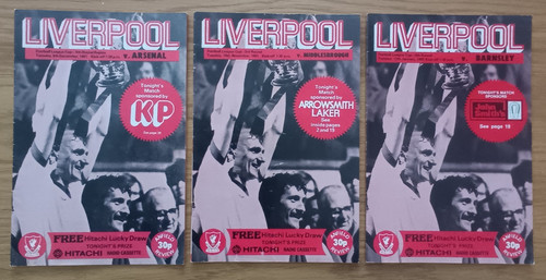Liverpool 1981 home league - liverpool, 1981/82