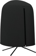 Outsunny Hanging Egg Chair Cover Garden Swing Chair Cover Waterproof, Black