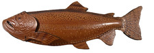 Handmade Leather Trout Fish