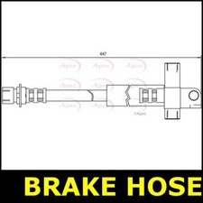 Brake Hose Rear FOR FORD P100