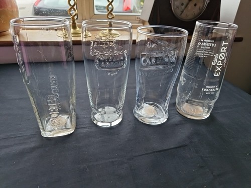 Job lot beer glasses - of,