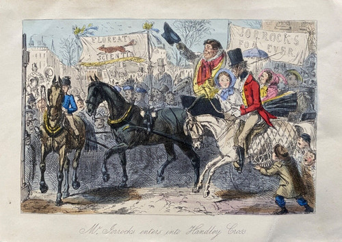 1843 antique print - 1843, mr