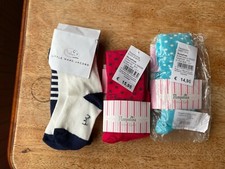 3 Pairs New Little Marc Jacobs Pampolina  Tights Age 1-2 Years Polka Dot Stripes