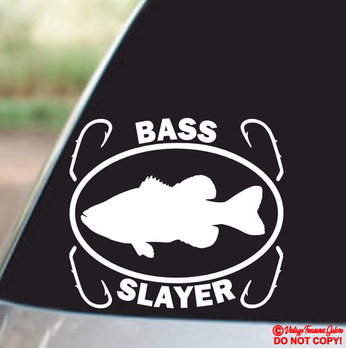 Bass slayer vinyl - bass, decal