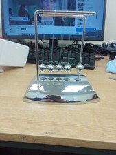  1PC Newton Adornment Z Shape Desktop Adornment Dynamics Experiment Tool 