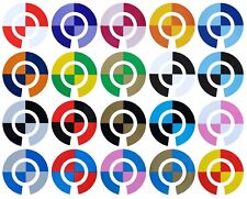 ACCLAIM Self Adhesive Quartered Bowls Bowlers Stickers Sets Of 4 Self Adhesive