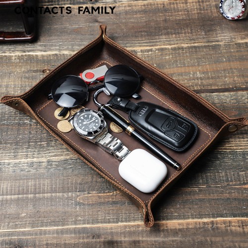 Vintage leather desk valet - vintage,