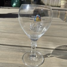 Leffe 33cl Belgian Beer Glass Nucleated Ritzenhoff Brand New home bar