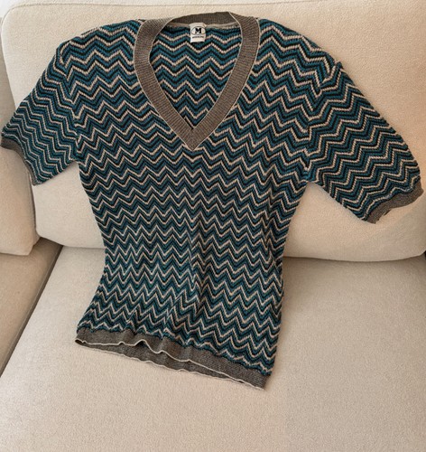 Missoni top women blue - top, v