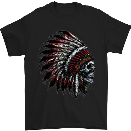Indian skull headdress biker - skull,