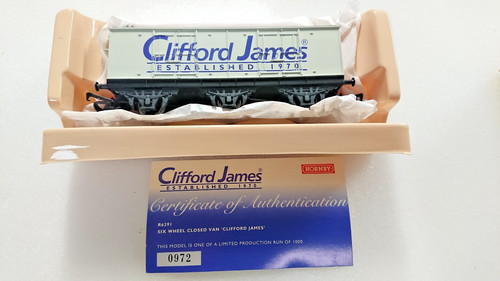 Hornby r6291 six wheel closed - wheel,