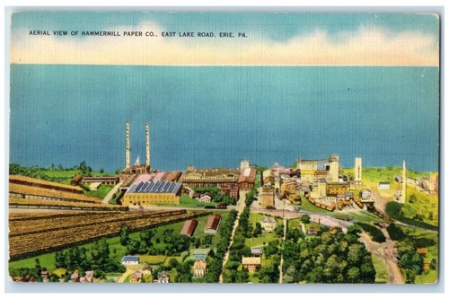 C1940 aerial view hammermill - c1940,