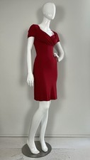 Vivienne Westwood red cocktail dress with wrap bust. Size XS (stretchy)