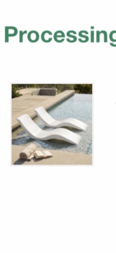 Aqua outdoors pool chaise - aqua,