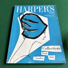 Harpers Bazaar Magazine: September 1957 - The Collections Paris London Italy 