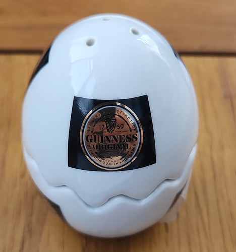 Guinness original ceramic salt - ceramic,