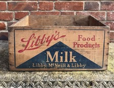 Vintage Libby’s Wooden Milk