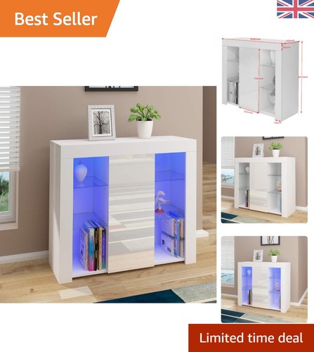 Versatile white buffet - white, cabinet