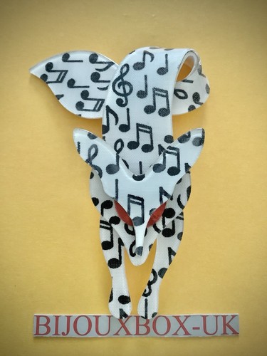 Lea stein fox brooch - stein,
